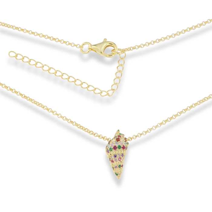 Shell Charm Necklace - Gold Plated