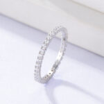 Sire Ring With Zircon Stones - Silver