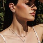 Sparkling Hoops - Silver - Image 2